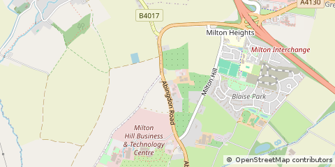 Map of Abingdon, Oxfordshire