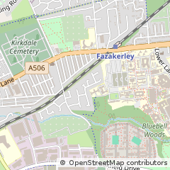 Map of Liverpool, Merseyside