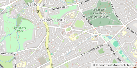 Map of Birmingham