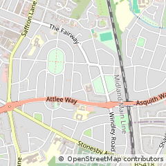 Map of Leicester
