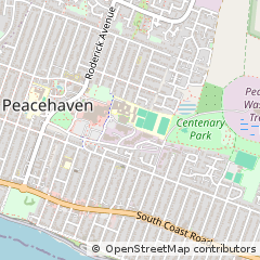 Map of Peacehaven, East Sussex