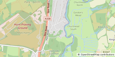 Map of Ringwood, Hampshire