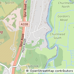 Map of Ringwood, Hampshire