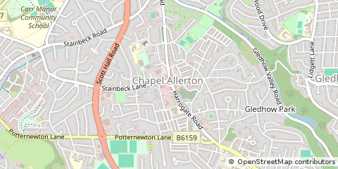 Map of Leeds