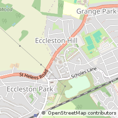 Map of ST. Helens, Merseyside