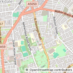 Map of Liverpool, Merseyside