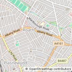 Map of Cardiff