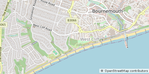 Map of Bournemouth