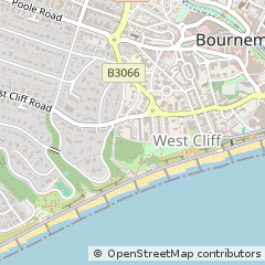 Map of Bournemouth