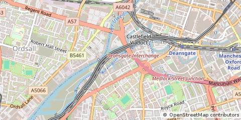 Map of Manchester