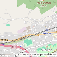 Map of Port Talbot, West Glamorgan