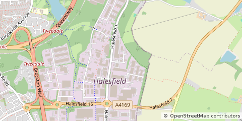 Map of Telford