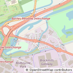 Map of Northampton, Northants