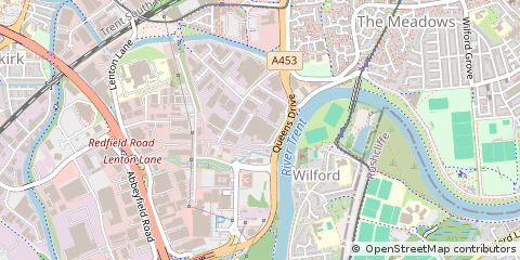 Map of Nottingham