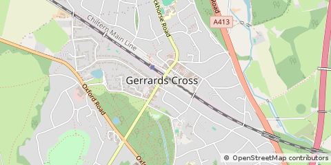 Map of Gerrards Cross