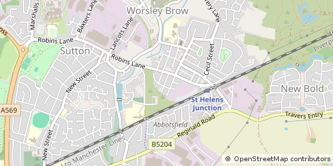 Map of ST. Helens