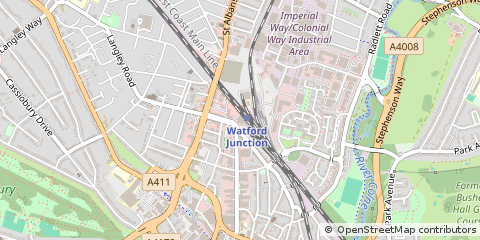 Map of Watford