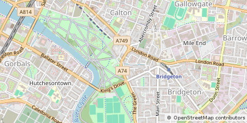Map of Glasgow