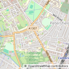 Map of Cambridge, Cambs