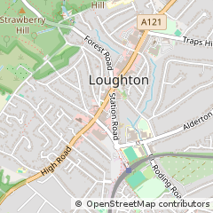 Map of Loughton, Essex