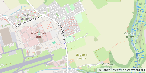Map of Barry, Vale of Glamorgan