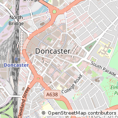 Map of Doncaster