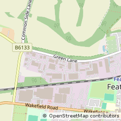 Map of Featherstone, West Yorkshire