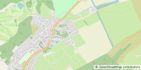 Map of Strathpeffer, Ross-Shire