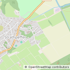 Map of Strathpeffer, Ross-Shire