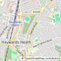 Map of Haywards Heath, West Sussex