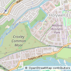 Map of Watford, Hertfordshire