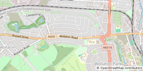 Map of Nottingham