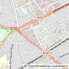 Map of Romford