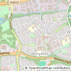 Map of Redditch, Worcestershire