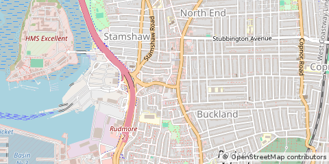 Map of Portsmouth, Hampshire