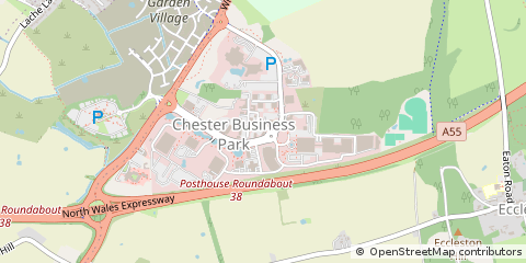 Map of Chester Cheshire