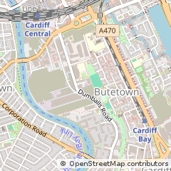 Map of Cardiff