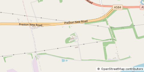 Map of Preston, Lancashire