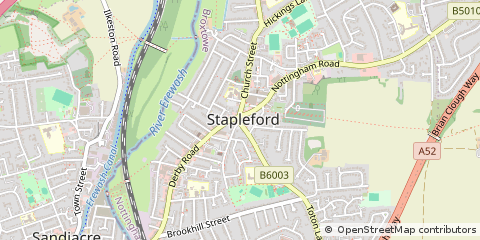 Map of Nottingham