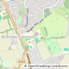 Map of Bromley, Kent
