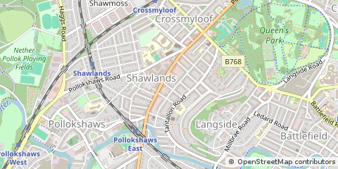 Map of Glasgow