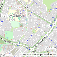 Map of Milton Keynes, Buckinghamshire