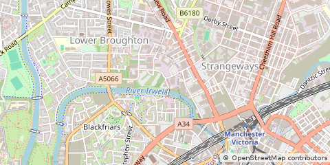 Map of Salford