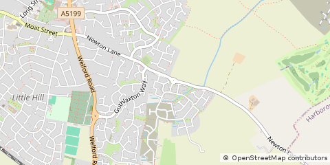 Map of Wigston