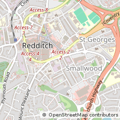 Map of Redditch