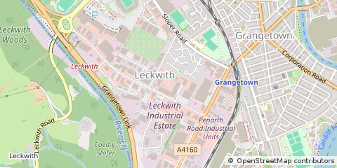 Map of Cardiff