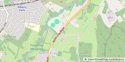Map of Bexley, Kent