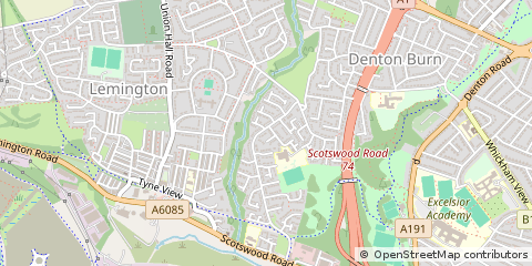 Map of Newcastle Upon Tyne