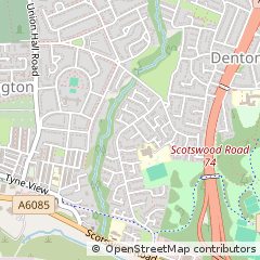 Map of Newcastle Upon Tyne