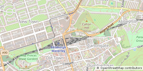 Map of Edinburgh
